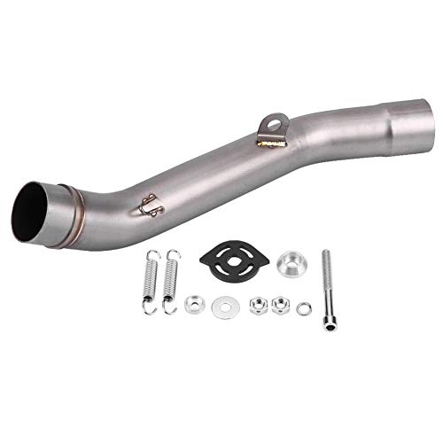 Tubo de escape, escape de la motocicleta Tubo medio Sistema de escape completo Tubo de ventilación Conexión de enlace para Z800 2013-2016 (51 mm / 2 pulgadas) Tubo de escape, escape de la motocicleta Tubo medio Sistema de escape completo Tubo de ventilación Conexión de enlace para Z800 2013-2016 (51 mm / 2 pulgadas)