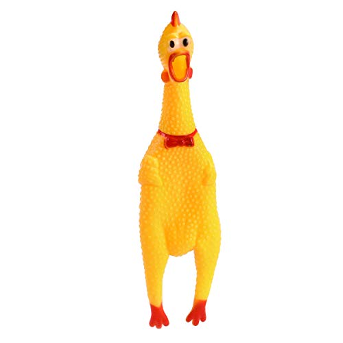 UEETEK Chillones Pollo de Juguete,Gritando Pollo Juguete Perro Juguete para Divertido,34 * 7.5cm (L * W) UEETEK Chillones Pollo de Juguete,Gritando Pollo Juguete Perro Juguete para Divertido,34 * 7.5cm (L * W)