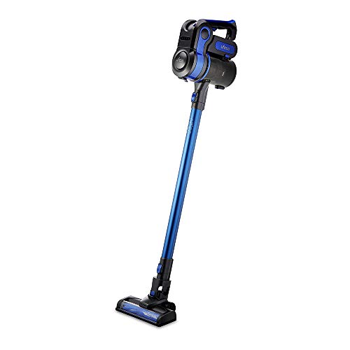 Ufesa AE4625 - Aspirador Escoba sin Cables, con Mango de Triple Posición, Cepillo Especial Mascotas, Sistema Ciclónico, Multiples Accesorios, hasta 40 Min de Autonomía, Negro/ Azul Ufesa AE4625 - Aspirador Escoba sin Cables, con Mango de Triple Posición, Cepillo Especial Mascotas, Sistema Ciclónico, Multiples Accesorios, hasta 40 Min de Autonomía, Negro/ Azul