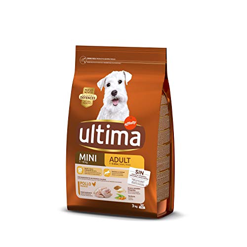 ultima Pienso para Perros Mini Adultos con Pollo y Arroz - 3 kg