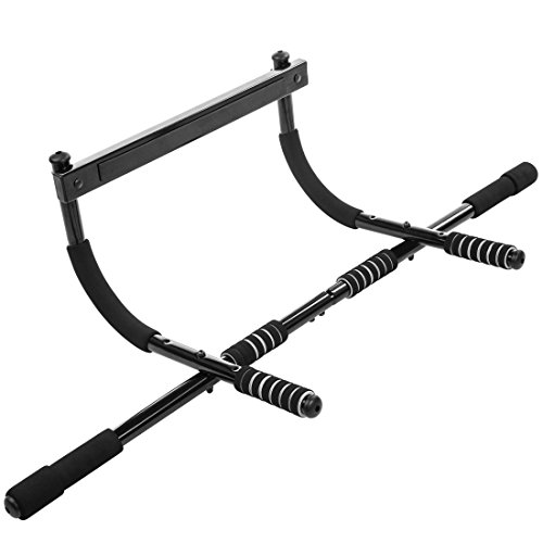 Ultrasport Barra de dominadas, barra fija para puerta, aparato multifunción para entrenar el tren superior en casa y en la oficina, pull up bar, flexiones, para diversos ejercicios Ultrasport Barra de dominadas, barra fija para puerta, aparato multifunción para entrenar el tren superior en casa y en la oficina, pull up bar, flexiones, para diversos ejercicios