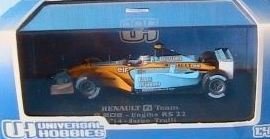 Universal Hobbies – 2197 – Renault F1 R 202 RS 22 – 2002 – Escala 1/43 – Azul