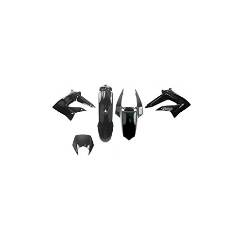 V Parts – Juego de carenado, Derbi 50 DRD X-Treme Gilera 50 RCR SMT 11-17, color negro, 6 piezas