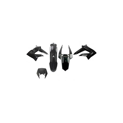 V Parts – Juego de carenado, Derbi 50 DRD X-Treme Gilera 50 RCR SMT 11-17, color negro, 6 piezas V Parts – Juego de carenado, Derbi 50 DRD X-Treme Gilera 50 RCR SMT 11-17, color negro, 6 piezas