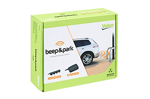 Valeo 632200 Beep&Park - Sensores de aparcamiento para coche, 4 sensores delanteros o traseros