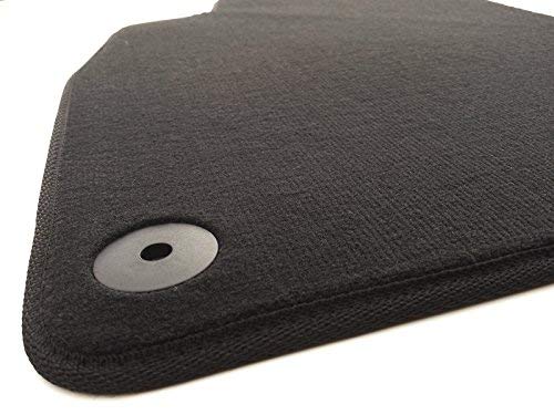 Volkswagen - Alfombra para VW Golf 5, 6 (calidad original, terciopelo), color negro Volkswagen - Alfombra para VW Golf 5, 6 (calidad original, terciopelo), color negro