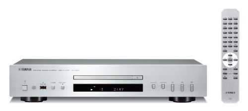 Yamaha CD-S300 - Reproductor de CD, MP3, WMA, USB, color plateado