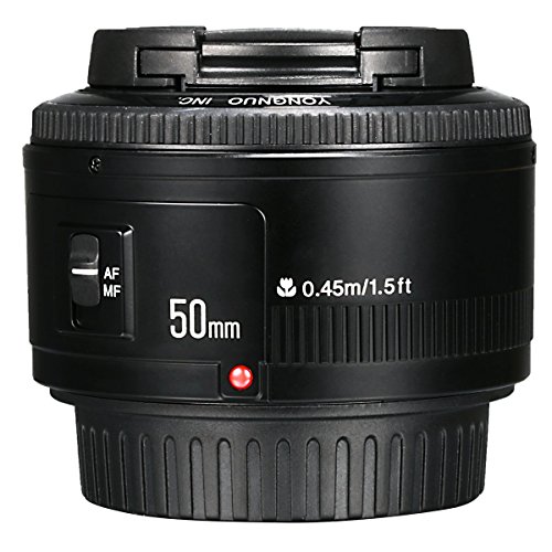 Yongnuo YN 50mm F / 1.8 AF/MF Gran Apertura Lente de Enfoque Automático para Canon EF Monte EOS Cámara LF651 Yongnuo YN 50mm F / 1.8 AF/MF Gran Apertura Lente de Enfoque Automático para Canon EF Monte EOS Cámara LF651