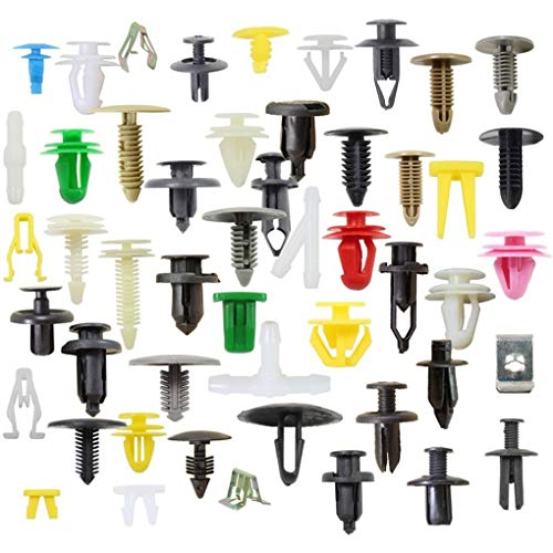 100pcs aleatoria mezclando los clips del coche universal Fender parachoques plástico Menaje Auto plástico Fastener (Paquete de 100) 100pcs aleatoria mezclando los clips del coche universal Fender parachoques plástico Menaje Auto plástico Fastener (Paquete de 100)