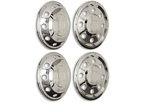 4 tapacubos universales de 19,5 pulgadas, rectos y arqueados, para camiones de eje delantero y trasero. 4 tapacubos universales de 19,5 pulgadas, rectos y arqueados, para camiones de eje delantero y trasero.