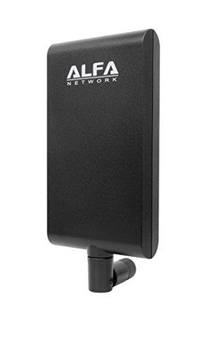 Alfa Network APA-M25 dual band 2.4GHz/5GHz 8 / 10dBi high gain directional indoor panel antenna with RP-SMA connector (compare to Asus WL-ANT-157)