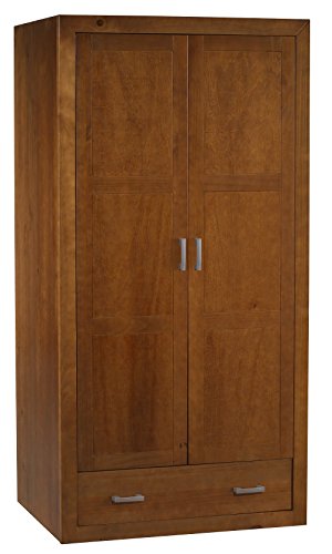 Armario 2 Puertas REALIZADO EN Madera DE Pino Macizo, Color Cerezo Compuesto DE 2 Puertas Y UN Cajon.Medidas 200X105X55 Armario 2 Puertas REALIZADO EN Madera DE Pino Macizo, Color Cerezo Compuesto DE 2 Puertas Y UN Cajon.Medidas 200X105X55