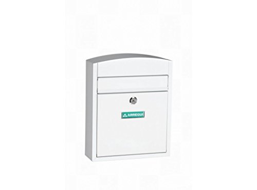 Arregui E5731 Buzon para exterior de acero modelo Compact color blanco. Dimensiones (Altoxanchoxfondo): 285x240x95mm Arregui E5731 Buzon para exterior de acero modelo Compact color blanco. Dimensiones (Altoxanchoxfondo): 285x240x95mm