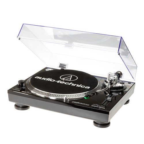 Audio-Technica AT-LP120USBCBK tocadisco - Tocadiscos (1.1, Corriente alterna, 11W, 115-230V, Windows XP, Vista, MAC OSX, Aluminio)