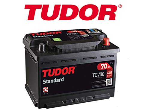 BATERIA TUDOR 70AH / 640A (EN) +D GAMA STANDARD 2 AÑOS DE GARANTIA COCHE FURGONETA SUV 4x4 MAXIMA CALIDAD MEDIDAS LARGO: 278mm ANCHO: 175mm ALTO: 190mm BATERIA TUDOR 70AH / 640A (EN) +D GAMA STANDARD 2 AÑOS DE GARANTIA COCHE FURGONETA SUV 4x4 MAXIMA CALIDAD MEDIDAS LARGO: 278mm ANCHO: 175mm ALTO: 190mm