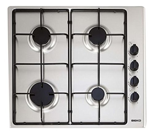 Beko HIZG64101SX - Encimera Indep, 4 Fuegos, Inox, 60Cm Beko HIZG64101SX - Encimera Indep, 4 Fuegos, Inox, 60Cm