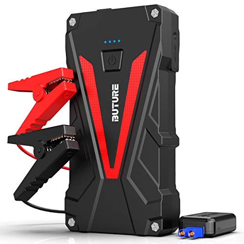 BuTure Arrancador de Coches, 800A 12800mAh Arrancador de Baterias de Coche para 6.0L Gasolina o 5.0L Diesel BuTure Arrancador de Coches, 800A 12800mAh Arrancador de Baterias de Coche para 6.0L Gasolina o 5.0L Diesel