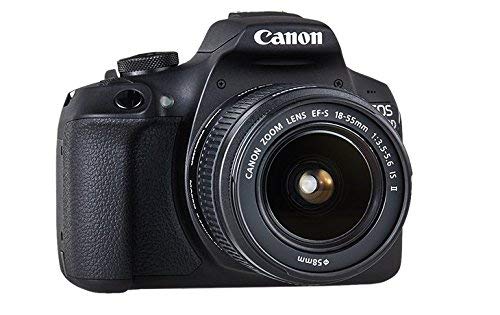 Canon EOS 2000D - Cámara réflex de 24.1 MP (CMOS, Escena inteligente automática, 9 puntos AF, filtros creativos, EOS Movie, Full HD LCD 3", WiFi/NFC) negro - Kit con objetivo EF-S 18-55mm IS II Canon EOS 2000D - Cámara réflex de 24.1 MP (CMOS, Escena inteligente automática, 9 puntos AF, filtros creativos, EOS Movie, Full HD LCD 3", WiFi/NFC) negro - Kit con objetivo EF-S 18-55mm IS II