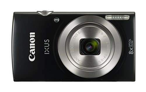 Canon IXUS 185 - Cámara compacta de 20 MP (pantalla de 2.7", Digic 4+, 16x ZoomPlus, vídeo HD, modo Smart Auto, Date Button, Easy Auto) negro