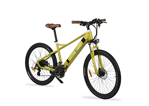 Cityboard E- Tui Bicicleta Eléctrica, Unisex Adulto, Negro/Azul, 27.5 Pulgadas