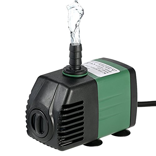 Decdeal Water Strider - 1500L/H 25W Bomba de Agua Sumergible con 2 Boquillas AC220-240V para Acuario Fuentes Jardín de Agua Sistema Hidropónico Decdeal Water Strider - 1500L/H 25W Bomba de Agua Sumergible con 2 Boquillas AC220-240V para Acuario Fuentes Jardín de Agua Sistema Hidropónico