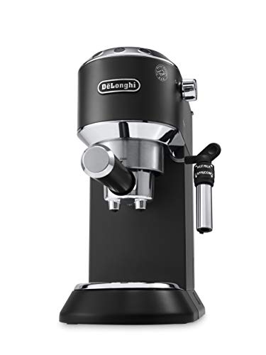 De'longhi Dedica - Cafetera de Bomba de Acero Inoxidable para Café Molido o Monodosis, Cafetera para Espresso y Cappuccino, Depósito de 1.3 Litros, Sistema Anti-goteo, EC685.BK, Negro De'longhi Dedica - Cafetera de Bomba de Acero Inoxidable para Café Molido o Monodosis, Cafetera para Espresso y Cappuccino, Depósito de 1.3 Litros, Sistema Anti-goteo, EC685.BK, Negro