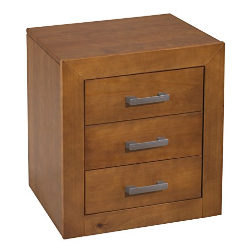 Dogar Kynus Mesita 3 cajones, Cerezo, 55x50x35 cm Dogar Kynus Mesita 3 cajones, Cerezo, 55x50x35 cm
