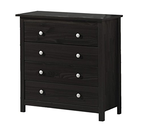 Dogar Tabac Comoda 4 cajones, Pino, Wengue, 78.5x75x35 cm Dogar Tabac Comoda 4 cajones, Pino, Wengue, 78.5x75x35 cm