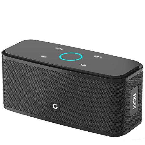DOSS SoundBox - Altavoz Bluetooth con Tacto Sensible, Potente Subgrave 12W,Doble Controlador Integrado,12 Horas de Reproducción Continua y Manos Libres (Negro) DOSS SoundBox - Altavoz Bluetooth con Tacto Sensible, Potente Subgrave 12W,Doble Controlador Integrado,12 Horas de Reproducción Continua y Manos Libres (Negro)