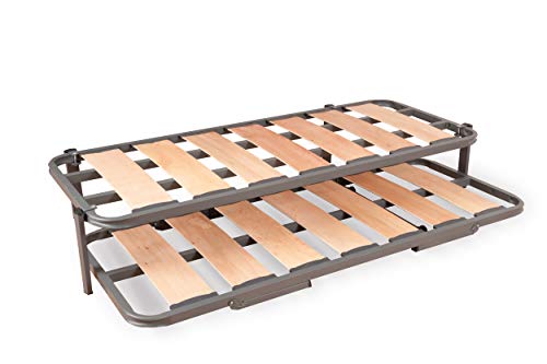 Duermete Cama Nido Completa Láminas Anchas Reforzada, Sistema Anti-Ruido, Gris, 90 x 190 Duermete Cama Nido Completa Láminas Anchas Reforzada, Sistema Anti-Ruido, Gris, 90 x 190