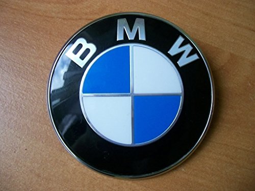 EMBLEMA BM LOGO CAPO BLANCO AZUL 82mm EMBLEMA BM LOGO CAPO BLANCO AZUL 82mm