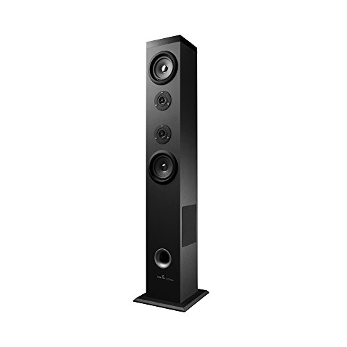 Energy Sistem Tower 5 - Sistema de sonido Bluetooth (60 W, Touch panel, USB/SD y FM) color negro