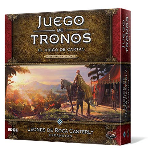 Fantasy Flight Games Juego de Tronos - Leones de Roca Casterly, el Juego de Cartas 2ª edición (Edge Entertainment EDGGT15) Fantasy Flight Games Juego de Tronos - Leones de Roca Casterly, el Juego de Cartas 2ª edición (Edge Entertainment EDGGT15)
