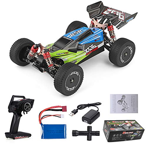 Goolsky Wltoys XKS 144001 RC Coche 60km / h Alta Velocidad 1/14 2.4GHz RC Buggy 4WD Racing Off-Road Drift Coche RTR (Verde) Goolsky Wltoys XKS 144001 RC Coche 60km / h Alta Velocidad 1/14 2.4GHz RC Buggy 4WD Racing Off-Road Drift Coche RTR (Verde)