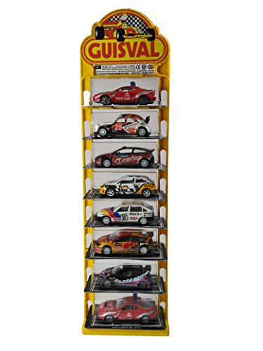 Guisval- Set de 8 Piezas, Coches Rally Escala 1:58 (Faseba 16150)