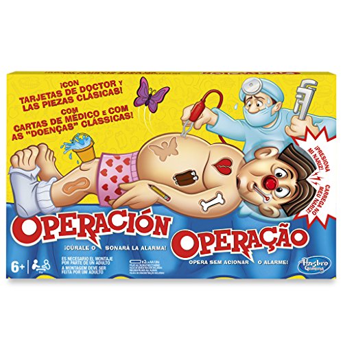 Hasbro Gaming B2176B09 Operación - Juego para niños, 6+ años Hasbro Gaming B2176B09 Operación - Juego para niños, 6+ años