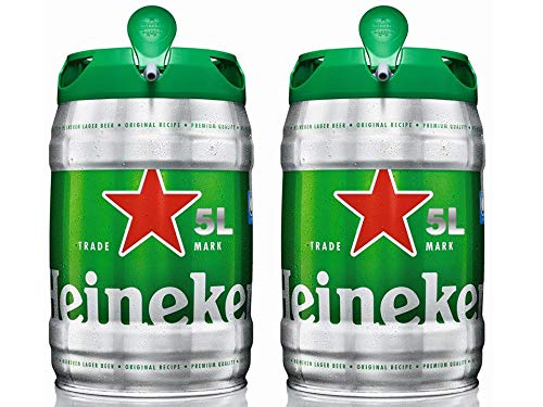 Heineken Cerveza Barril - Paquete de 2 x 5L