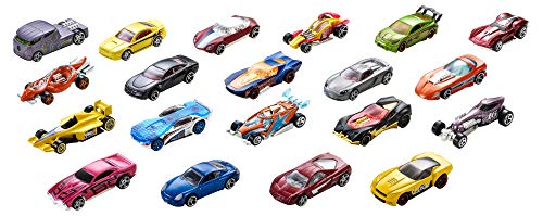 Hot Wheels Pack de 20 vehiculos, coches de juguete (modelos surtidos) (Mattel H7045) Hot Wheels Pack de 20 vehiculos, coches de juguete (modelos surtidos) (Mattel H7045)