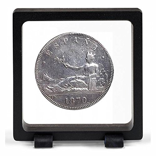 IMPACTO COLECCIONABLES Monedas Antiguas - España 5 Pesetas de Plata de 1870. República