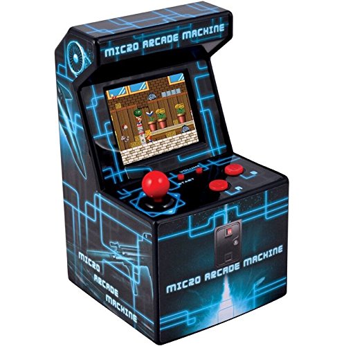 ITAL Mini Recreativa Arcade (Azul) / Mini Consola Portátil De Diseño Retro Con 250 Juegos / 16 Bits / Máquina Perfecta Como Regalo Friki Para Niños Y Adultos