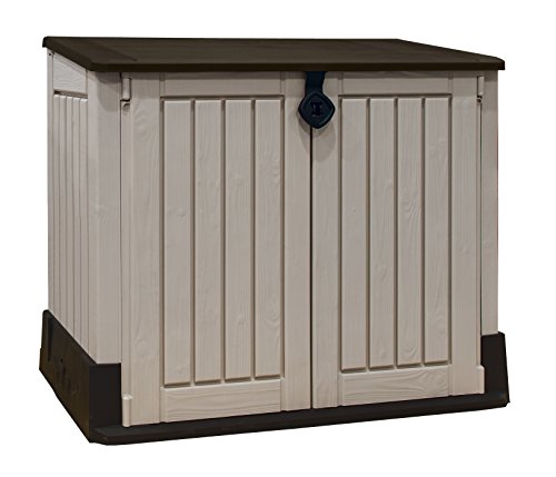 Keter Cobertizo de Jardín Exterior Store It Out Midi, Color topo y beige Keter Cobertizo de Jardín Exterior Store It Out Midi, Color topo y beige