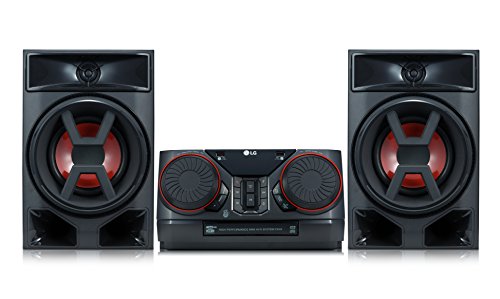 LG XBOOM CK43 - Equipo de Sonido de Alta Potencia (Potencia 300 W, Bluetooth, USB Dual, Entrada AUX, Radio FM, Reproductor CD, Auto DJ, Wireless Party Link, EZ File Search, TV Sound Sync) Color Negro LG XBOOM CK43 - Equipo de Sonido de Alta Potencia (Potencia 300 W, Bluetooth, USB Dual, Entrada AUX, Radio FM, Reproductor CD, Auto DJ, Wireless Party Link, EZ File Search, TV Sound Sync) Color Negro
