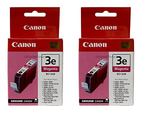 Lote de 2 cartucho de tinta Canon BCI-3E Magenta