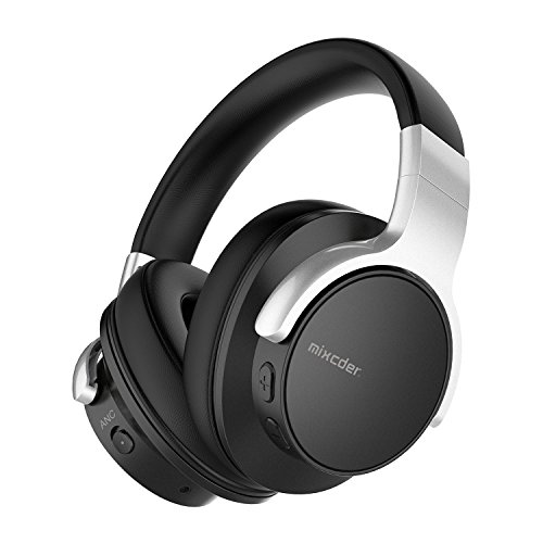Mixcder E7 Active Cancelación de Ruido Auriculares Bluetooth con Micrófono Hi-Fi Deep Bass Auriculares Inalámbricos sobre el Oído, Cómodo Protein Earpads, para PC/Teléfonos Celulares/TV - Negro Mixcder E7 Active Cancelación de Ruido Auriculares Bluetooth con Micrófono Hi-Fi Deep Bass Auriculares Inalámbricos sobre el Oído, Cómodo Protein Earpads, para PC/Teléfonos Celulares/TV - Negro