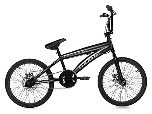 Moma Bikes Bicicleta Competicion "BMX FREESTYLE 360ª" - Alu, Doble Freno Disco -  Ruedas 20"