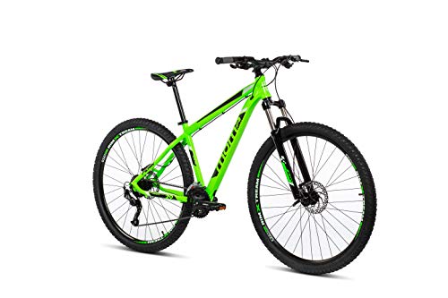 Moma Bikes Mtb29 Peak XL Bicicleta de Montaña, Frenos de Disco hidraulicos, 27V, Unisex Adulto, Verde