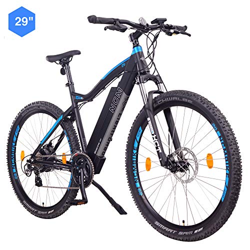 NCM Moscow Bicicleta eléctrica de montaña, 250W, Batería 48V 13Ah 624Wh (Negro 29")