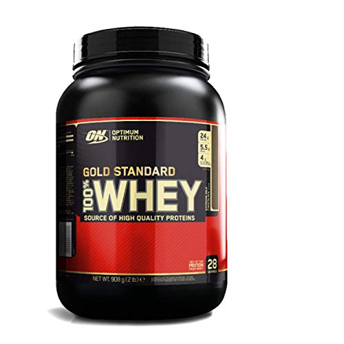 Optimum Nutrition ON Gold Standard 100% Whey Proteína en Polvo Suplementos Deportivos con Glutamina y Aminoacidos Micronizados Incluyendo BCAA, Extremo Chocolate con Leche, 28 Porciones, 900 gr Optimum Nutrition ON Gold Standard 100% Whey Proteína en Polvo Suplementos Deportivos con Glutamina y Aminoacidos Micronizados Incluyendo BCAA, Extremo Chocolate con Leche, 28 Porciones, 900 gr