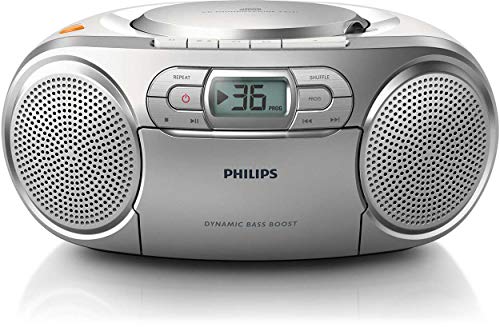 Philips AZ127/12 - Unidad de CD (stereo, Dynamic Bass Boost, 2 W, FM, Portable CD player), Plateado Philips AZ127/12 - Unidad de CD (stereo, Dynamic Bass Boost, 2 W, FM, Portable CD player), Plateado