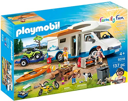 PLAYMOBIL Family Fun Camping Aventura, a Partir de 4 Años (9318)